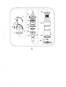 Dust Cup parts for Kenmore Upright Vacuum 116.31195410 (11631195410, 116 31195410) from AppliancePartsPros.com