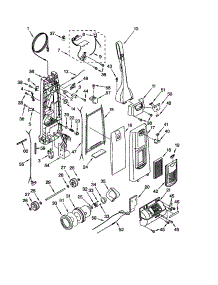 Dust Compartment And Motor parts for Kenmore Upright Vacuum 116.31913103 (11631913103, 116 31913103) from AppliancePartsPros.com