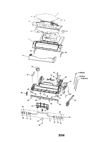 Nozzle parts for Kenmore Upright Vacuum 116.34923400 (11634923400, 116 34923400) from AppliancePartsPros.com