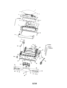 Nozzle parts for Kenmore Upright Vacuum 116.34924401 (11634924401, 116 34924401) from AppliancePartsPros.com