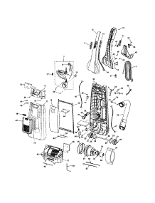 Dust Compartment And Motor parts for Kenmore Upright Vacuum 116.34925400 (11634925400, 116 34925400) from AppliancePartsPros.com