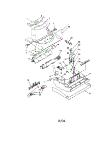 Nozzle parts for Kenmore Upright Vacuum 116.35622401 (11635622401, 116 35622401) from AppliancePartsPros.com