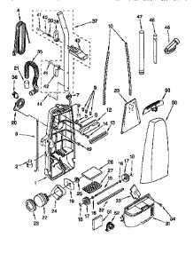 Dust Compartment parts for Kenmore Upright Vacuum 116.3579090 (1163579090, 116 3579090) from AppliancePartsPros.com