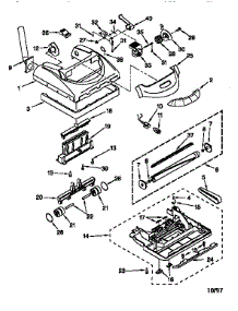 Nozzle parts for Kenmore Upright Vacuum 116.38412790 (11638412790, 116 38412790) from AppliancePartsPros.com
