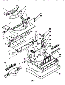 Nozzle parts for Kenmore Upright Vacuum 116.38512790 (11638512790, 116 38512790) from AppliancePartsPros.com