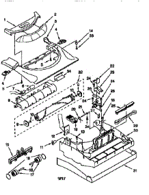 Nozzle parts for Kenmore Upright Vacuum 116.38612790 (11638612790, 116 38612790) from AppliancePartsPros.com