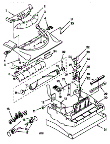 Nozzle parts for Kenmore Upright Vacuum 116.38613890 (11638613890, 116 38613890) from AppliancePartsPros.com