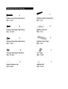 Hardware parts for Kenmore Gas Grill 119.16434010 (11916434010, 119 16434010) from AppliancePartsPros.com