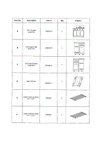 Grill Accessories parts for Kenmore Gas Grill 119.166830 (119166830, 119 166830) from AppliancePartsPros.com