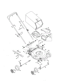 Lawn Mower parts for Mtd Gas Walk-Behind Mower 11A-A2BX799 from AppliancePartsPros.com