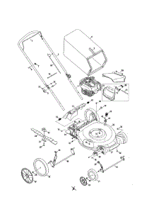 Lawn Mower parts for Mtd Gas Walk-Behind Mower 11A-B28S799 from AppliancePartsPros.com