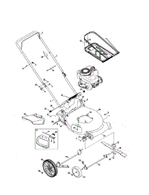Lawn Mower parts for Mtd Gas Walk-Behind Mower 11A-B2SD799 from AppliancePartsPros.com