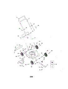 Mower parts for Mtd Gas Walk-Behind Mower 11B-022B062 from AppliancePartsPros.com