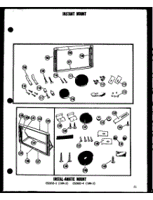 Instant Mount (11-5G / P54390-70R) (11-5J / P54390-70R) (11-5Gh / P54390-72R) parts for Amana Room Air Conditioner 12-3JM/P54336-37R from AppliancePartsPros.com