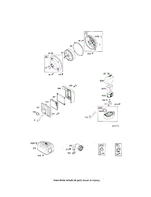 Gear Case Reduction / Muffler Guard parts for Briggs & Stratton Lawn & Garden Engine 120300 (0036-0335) from AppliancePartsPros.com