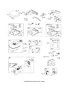 Tank / Motor-Starter / Bracket Control parts for Briggs & Stratton Lawn & Garden Engine 120312-0138-E1 from AppliancePartsPros.com