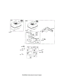 Fuel Tank parts for Briggs & Stratton Lawn & Garden Engine 120400 (0023-0242) from AppliancePartsPros.com