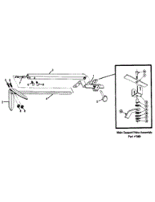 Row Marker Attachment parts for Troy-Bilt Rear-Tine Tiller 12056 from AppliancePartsPros.com