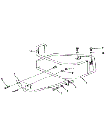 Bumper Attachment parts for Troy-Bilt Rear-Tine Tiller 12057 from AppliancePartsPros.com