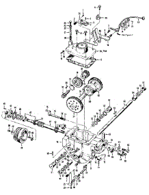 Power Unit Transmission Assemblies parts for Troy-Bilt Rear-Tine Tiller 12059 from AppliancePartsPros.com