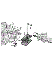 Tow Hitch Attachment parts for Troy-Bilt Rear-Tine Tiller 12059 from AppliancePartsPros.com