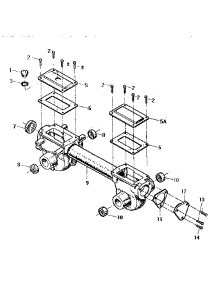 Transmission Housing, Covers, Seals, Gaskets, And Plug parts for Troy-Bilt Rear-Tine Tiller 12060 from AppliancePartsPros.com