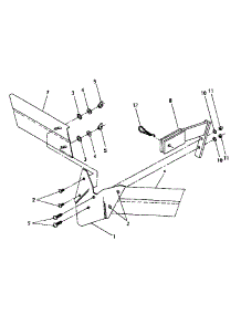 Hiller  /  Furrower Attachment parts for Troy-Bilt Rear-Tine Tiller 12069 from AppliancePartsPros.com