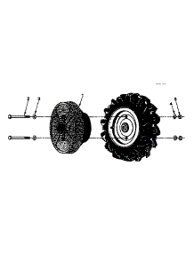 Wheel Weights parts for Troy-Bilt Rear-Tine Tiller 12069 from AppliancePartsPros.com