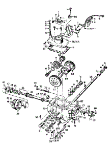 Power Unit Transmission parts for Troy-Bilt Rear-Tine Tiller 12071 from AppliancePartsPros.com