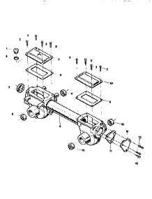 Transm. Hsg,Seals,Gaskets,Plugs parts for Troy-Bilt Rear-Tine Tiller 12077 from AppliancePartsPros.com