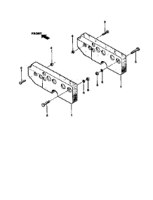 Frame Weight Kit parts for Troy-Bilt Rear-Tine Tiller 12077 from AppliancePartsPros.com