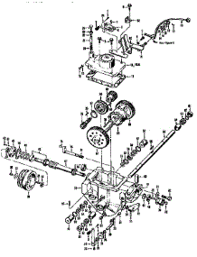 Power Unit Transmission Assemblies parts for Troy-Bilt Rear-Tine Tiller 12090 from AppliancePartsPros.com