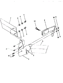 Hiller / Furrower Attachment parts for Troy-Bilt Rear-Tine Tiller 12090 from AppliancePartsPros.com