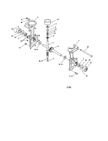 Transmission Assembly parts for Troy-Bilt Front-Tine Tiller 12097 from AppliancePartsPros.com