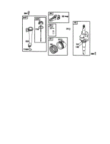 Crankshaft / Dipstick parts for Briggs & Stratton Lawn & Garden Engine 121602-0190 from AppliancePartsPros.com