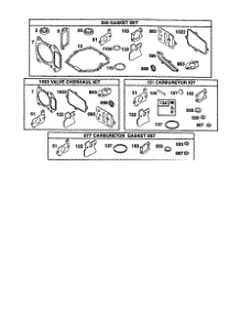 Gasket Set parts for Briggs & Stratton Lawn & Garden Engine 121602-0190 from AppliancePartsPros.com