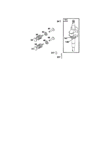 Crankshaft parts for Briggs & Stratton Lawn & Garden Engine 121700 TO 121799 from AppliancePartsPros.com