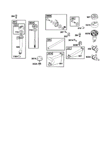 Seal, O-Ring / Lin-Fuel parts for Briggs & Stratton Lawn & Garden Engine 121700 TO 121799 (0115-0237) from AppliancePartsPros.com
