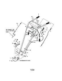 Handlebars / Wheel Gear Control parts for Troy-Bilt Rear-Tine Tiller 12183 from AppliancePartsPros.com