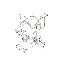 Hood-Tine Cover / Bar parts for Troy-Bilt Rear-Tine Tiller 12183 from AppliancePartsPros.com