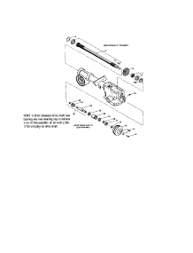 Driveshaft / Pinion parts for Troy-Bilt Rear-Tine Tiller 12183 from AppliancePartsPros.com