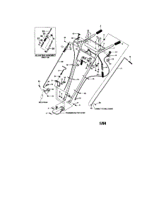 Handlebars / Wheel Gear parts for Troy-Bilt Rear-Tine Tiller 12194 from AppliancePartsPros.com
