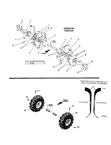 Tines / Wheels / Tires parts for Troy-Bilt Rear-Tine Tiller 12194 from AppliancePartsPros.com