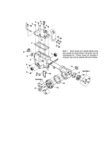 Transmission Case / Tube And Rear parts for Troy-Bilt Rear-Tine Tiller 12194 from AppliancePartsPros.com
