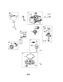 Cylinder / Crankshaft / Sump parts for Briggs & Stratton Lawn & Garden Engine 121P02-0002-F1 from AppliancePartsPros.com