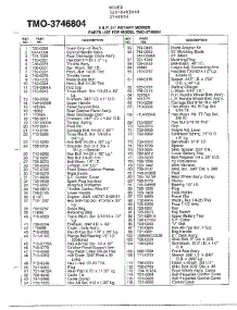 5Hp 21" Rotary Mower Page 2 parts for Mtd Gas Walk-Behind Mower 122-848E088 from AppliancePartsPros.com