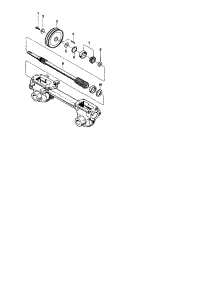 Drive Shaft Assembly parts for Troy-Bilt Rear-Tine Tiller 12208 from AppliancePartsPros.com