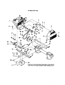 Engine / Brackets / Belt Drive System parts for Troy-Bilt Rear-Tine Tiller 12208 from AppliancePartsPros.com