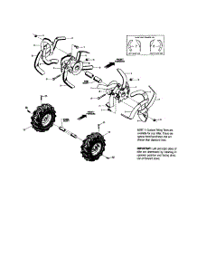 Wheels / Bolo Tine-Single parts for Troy-Bilt Rear-Tine Tiller 12211 from AppliancePartsPros.com
