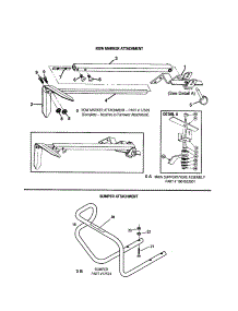 Row Marker / Bumper Attachment parts for Troy-Bilt Rear-Tine Tiller 12211 from AppliancePartsPros.com